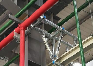城步该抗震支架的整体式支吊架结构协调性好
